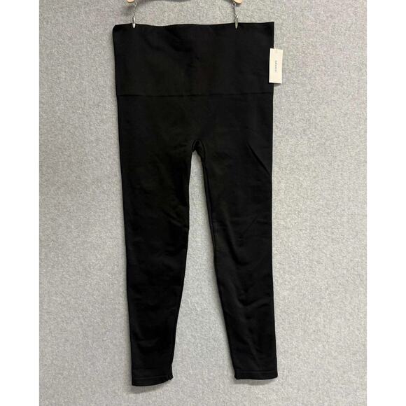 Spanx Ecocare Ankle Seamless Legging Very Black Waistband Woman Size 2X/2T NWT - Picture 1 of 5